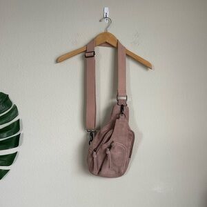 Free People Hudson Suede Sling Bag